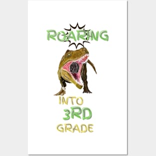 Roaring Into 3rd Grade Posters and Art